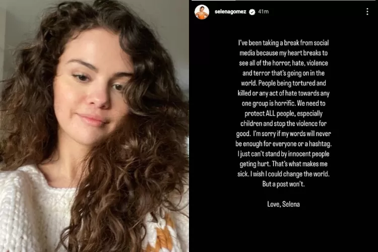 Selena Gomez Diam Saja Terkait Palestina, Dukung Israel? - Akurat