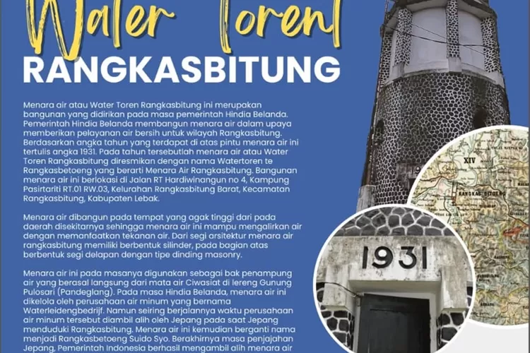 Water Toren Peninggalan Kolonial Belanda Jadi Destinasi Wisata Sejarah ...