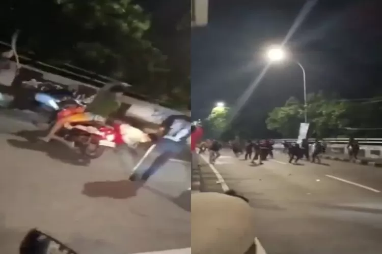 Tawuran Antar Remaja Pecah Di Flyover Pasar Rebo Jakarta Timur, Hingga ...