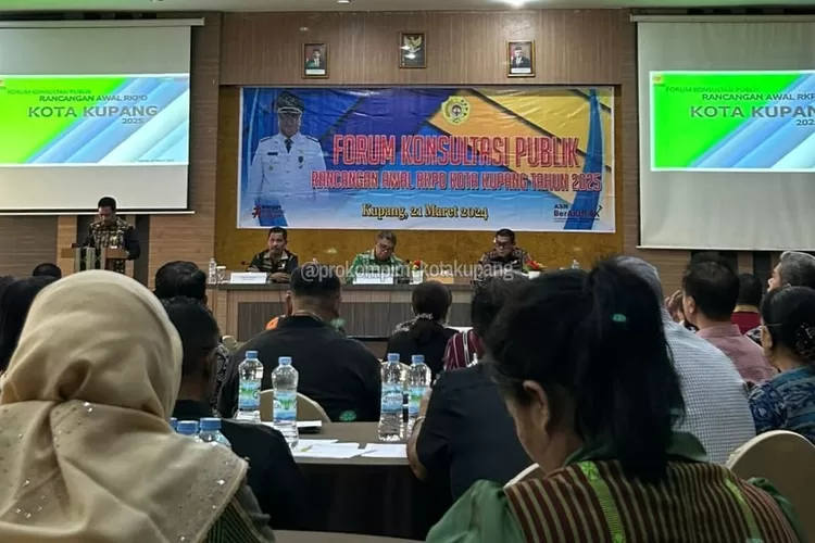 Kegiatan Forum Konsultasi Publik Rancangan Awal RKPD Tahun 2025 Dibuka ...