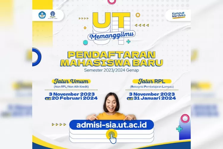 Kapan Pendaftaran Universitas Terbuka 2024 Dimulai? Ini Jadwal Terbaru