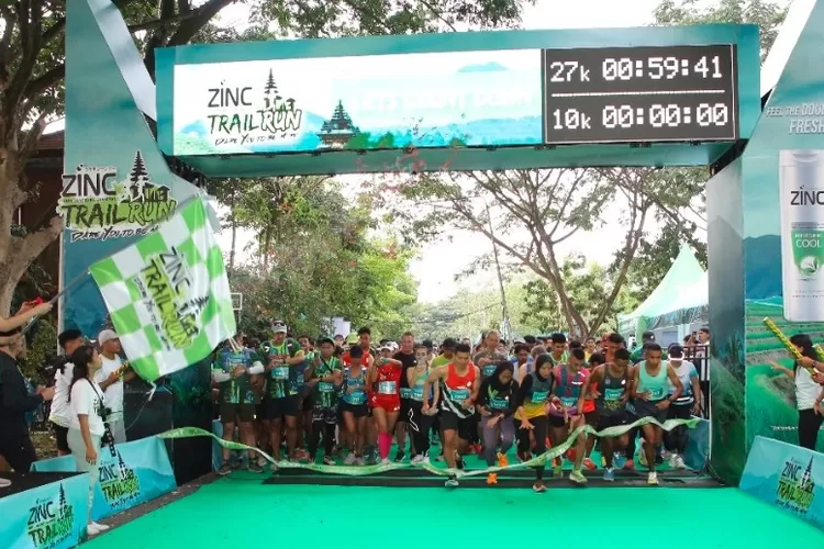 Ribuan Orang Ikuti Zinc Trail Run Di Ubud Tantangan Lomba Lari