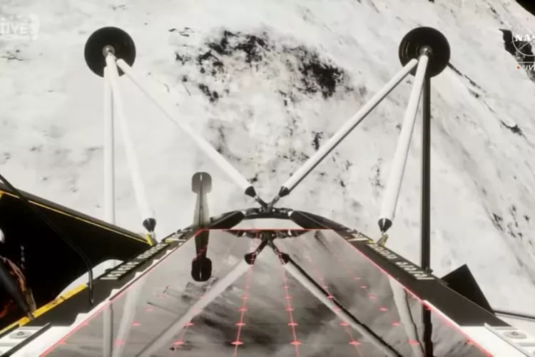Inilah Kedatangan Pesawat Odysseus ke Bulan dalam Live Video!