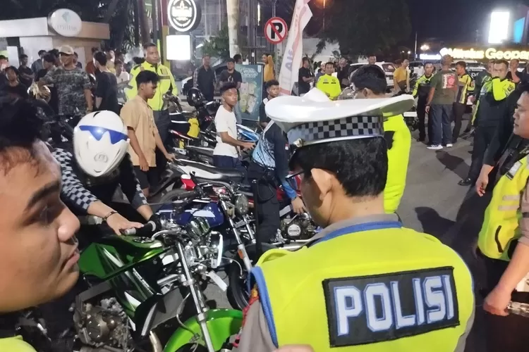 Puluhan Motor Balap Liar Disita, Ditahan Sampai Lebaran