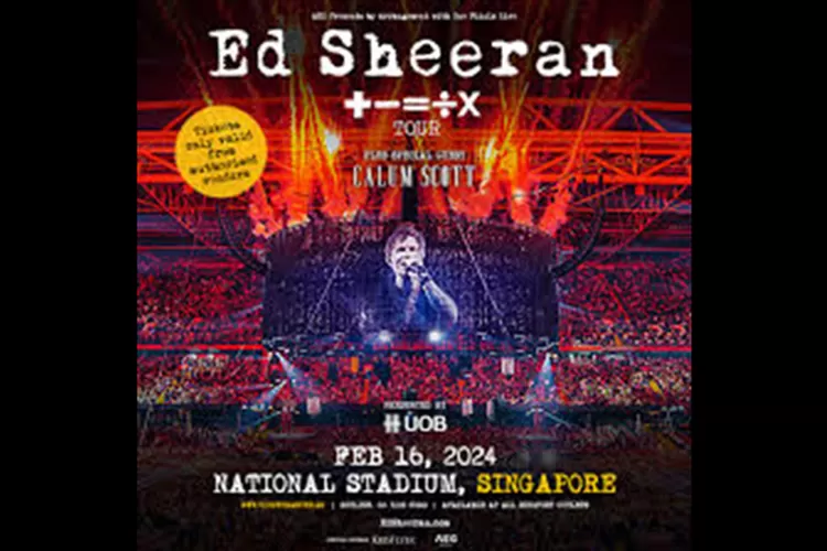 Konser Ed Sheeran 'Mathematics Tour' 2024 di Jakarta, Berikut Bintang