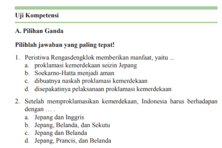 Kunci Jawaban IPS Kelas 9 SMP Halaman 283-285 Kurikulum 2013 Uji ...