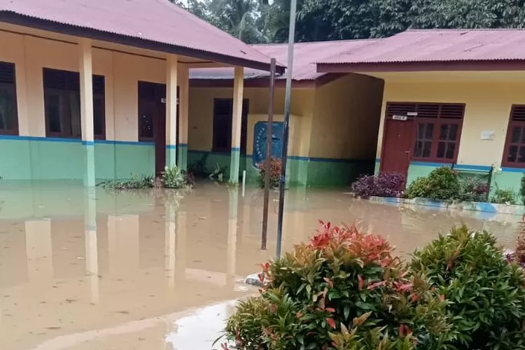 Sejumlah Sekolah Hingga Pemukiman Terendam Banjir Di Merangin Hari Ini ...