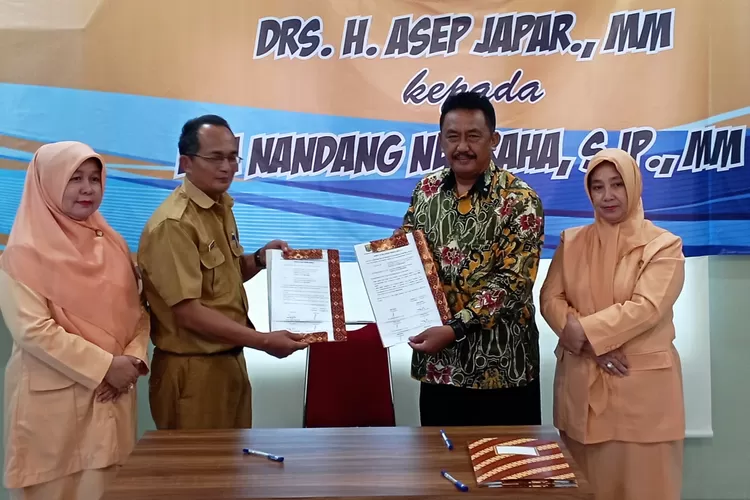 Sertijab Asep Japar Siap Jadi Calon Bupati Sukabumi Di Pilkada