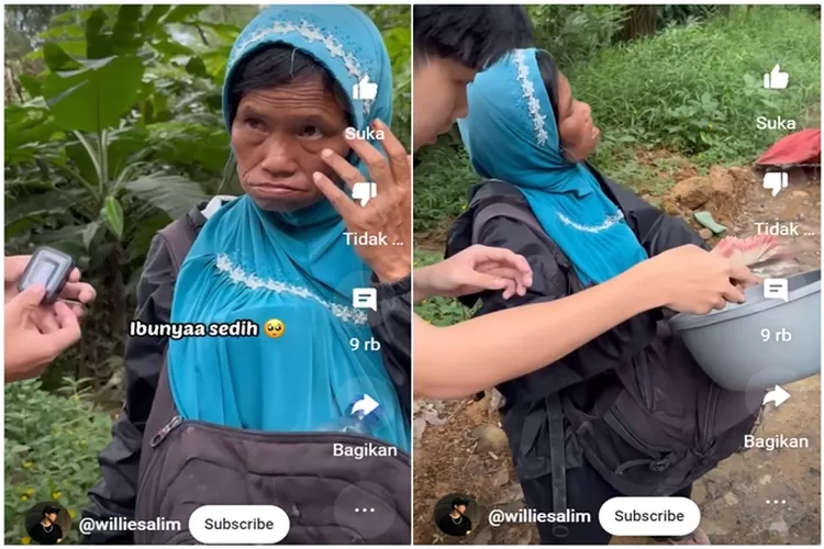 Terdapat Kisah Pilu Menyayat Hati Dibalik Viralnya Pengemis "Aaa Kasian ...