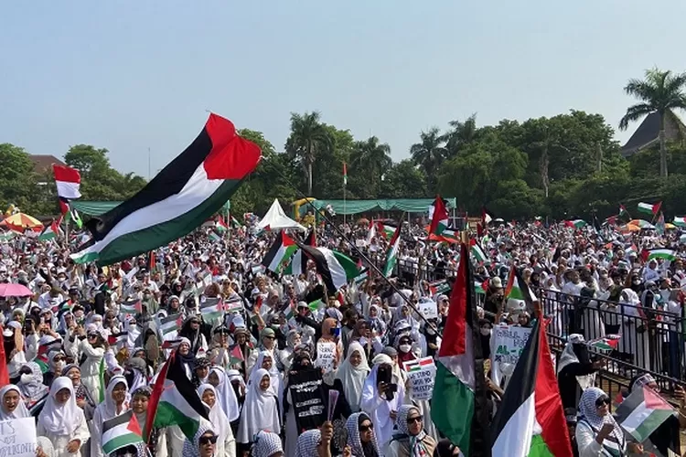 Aksi Bela Palestina Di Pekalongan, Walikota Aaf Serukan Boikot Produk ...