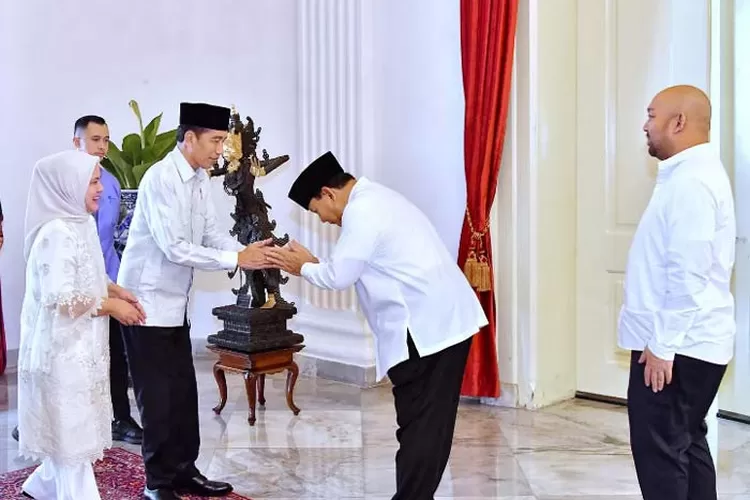 Prabowo Eid together and confide in Jokowi