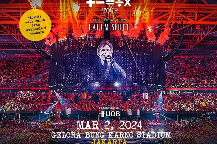 Ed Sheeran Bakal Konser di Jakarta, Catat Tanggal dan Harga Tiketnya