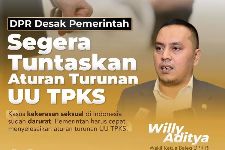 DPR Desak Pemerintah Tuntaskan Aturan Turunan UU TPKS Untuk Optimalkan ...