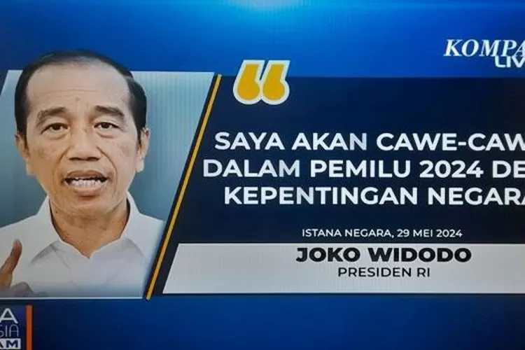 Cawe-cawe Semakin Ngetrend Jelang Pemilu Serentak, Begini Cara Jokowi ...