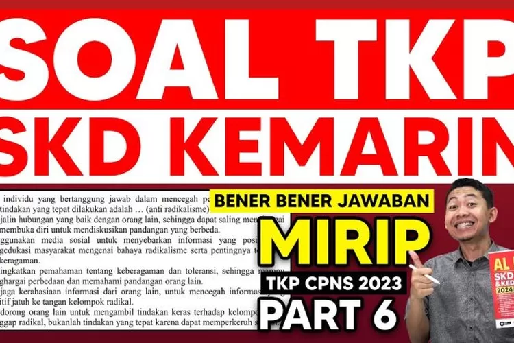 15 Contoh Soal SKD (TWK, TIU Dan TKP) Beserta Pembahasannya Bisa Jadi ...