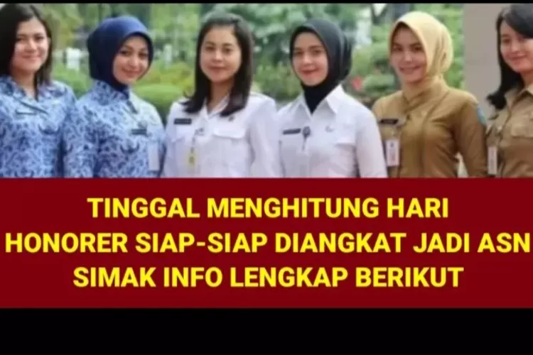 Tinggal Menghitung Hari Honorer Siap Siap Diangkat Jadi Asn Simak Info Lengkap Berikut Jangan