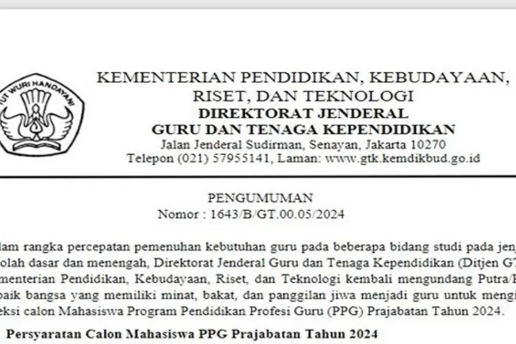 Inilah Informasi Lengkap PPG: Pendaftaran Program Pendidikan Profesi ...