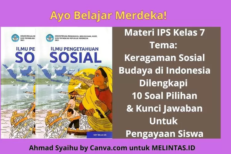 Materi IPS Kelas VII Materi Keragaman Sosial Budaya Di Masyarakat ...