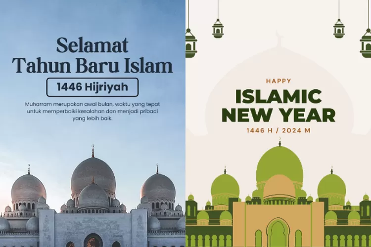 12 Contoh Poster Tahun Baru Islam 2024 1 Muharram 1446 H Indozone