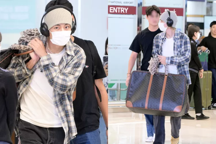 Melenggang di Bandara Pulang dari LA, Jimin BTS Pakai Tas Rp81 Jutaan,  Kecil-kecil Harganya Selangit - TribunTrends.com