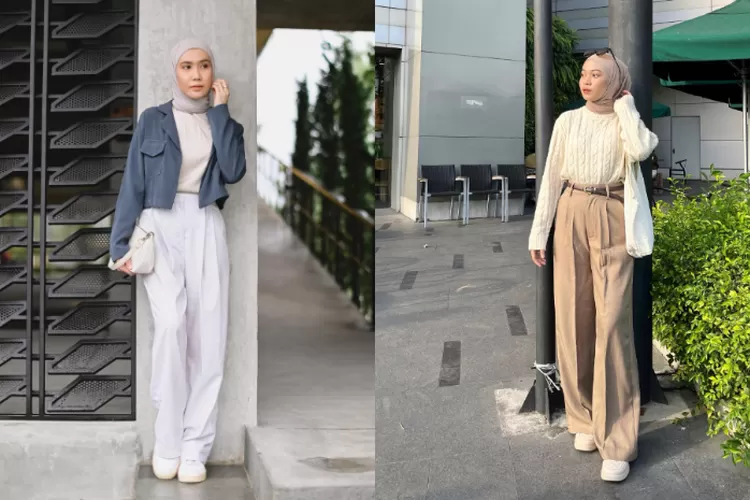 7 OOTD Smart Casual Outfit untuk Wanita Berhijab Simple