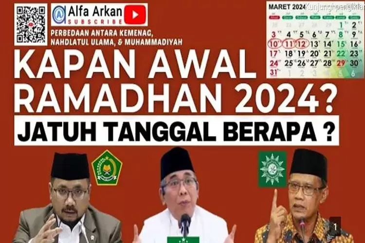 Ramadhan Semakin Dekat! Kapan Awal Ramadhan 2024 Jatuh Tanggal Berapa ...