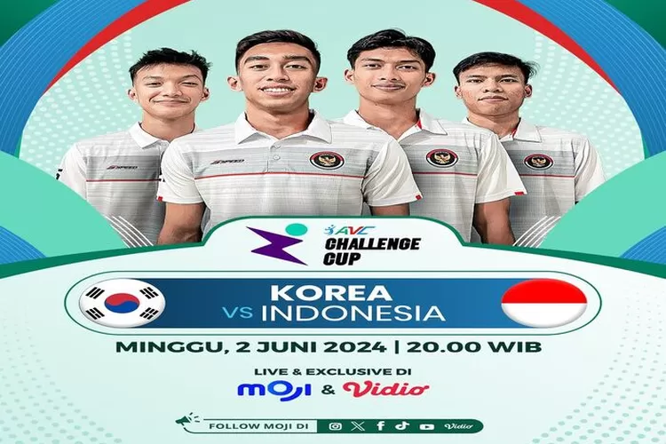 Jadwal Tv Moji Minggu Juni Ada Partai Perdana Timnas Voli