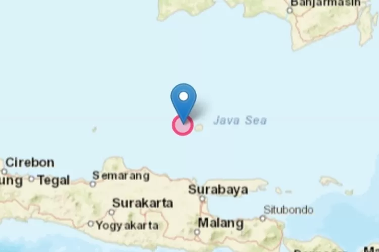 Le dernier tremblement de terre M 6.0 frappe Tuban, Java oriental, chocs ressentis à Pati !