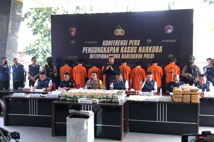 Sebulan Beroperasi, Bareskrim Sita Puluhan Kg Sabu-Ganja Hingga Kokain ...