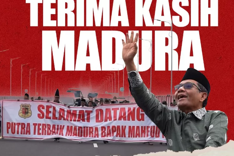 Pulang Kampung Ke Madura, Cawapres Mahfud MD Disambut Meriah Warga ...