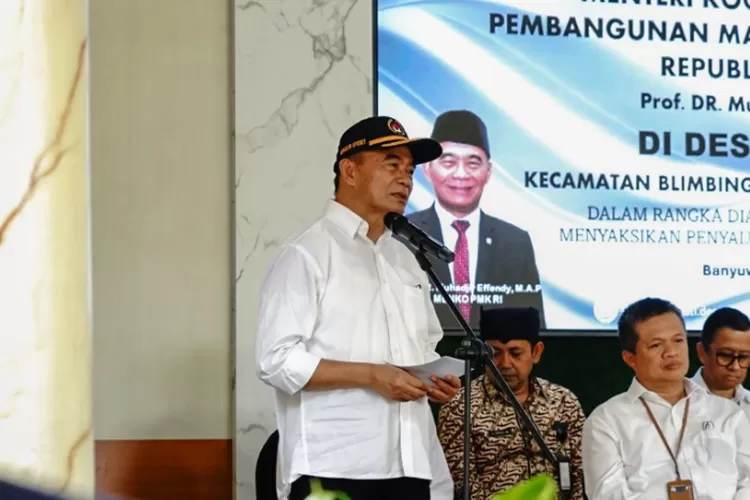 Kunjungi Desa Sukojati Banyuwangi Menko Pmk Pastikan Penyaluran