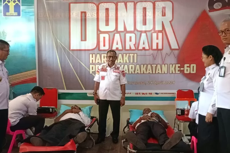 Sambut Hari Bhakti Pemasyarakatan Ke-60, Kemenkumham Papua Gelar Donor ...