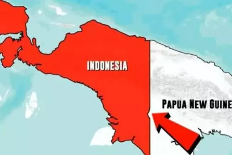 Penyebab Batas Negara Indonesia Dan Papua Nugini Hanya Garis Lurus Dan ...