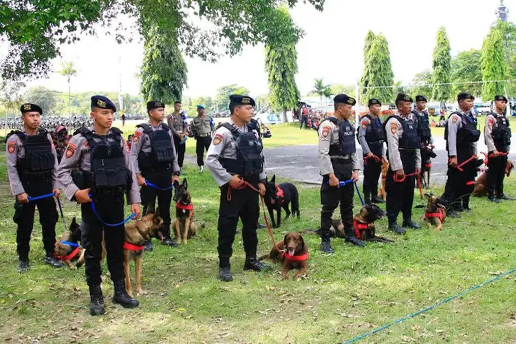 Sterilisasi World Water Forum Ke-10, Polri Kerahkan 39 Ekor Anjing ...