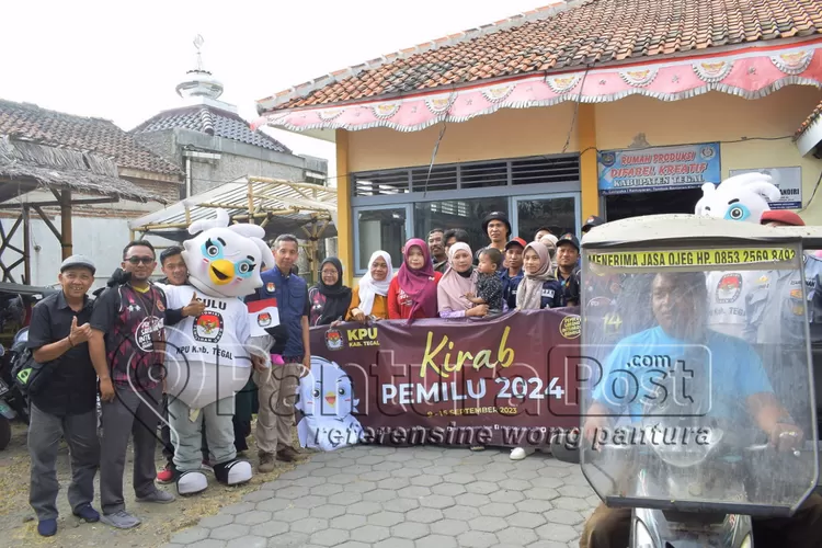 Hari Terakhir Kirab Pemilu Kpu Kabupaten Tegal Gelar Sosialisasi