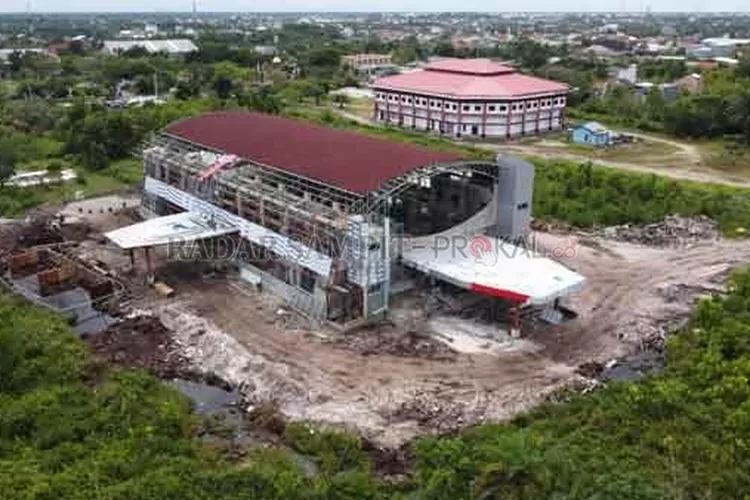 Pembangunan Gedung Sampit Expo Molor - Prokal