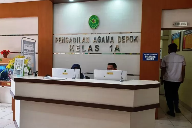 SITUASI : Kantor Pengadilan Agama Depok Kelas I A, di Grand Depok City (GDC), Komplek Pemda Sektor Anggrek, Kelurahan Kalimulya, Kecamatan Cilodong Kota Depok, Senin (9/1). WILDA APRIYANI/RADAR DEPOK