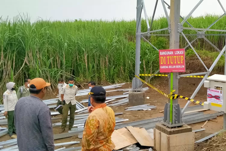 Bangunan Tower Ilegal Di Gajah Juga Langgar Cell Plan Radar Jombang