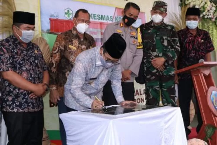 Bupati Resmikan Gedung Puskesmas Konang - Radar Madura