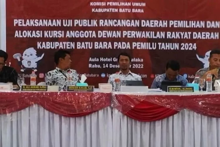 KPU Batu Bara Gelar Uji Publik Pengadaan Dapil Pemilu Tahun 2024 ...