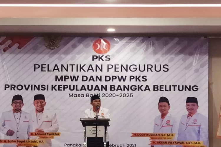 Ketua MPW Partai Keadilan Sejahtera (PKS) Provinsi Bangka Belitung, Dody Kusdian.(hen/wb)