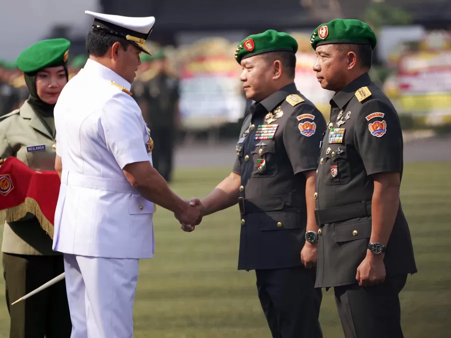 Panglima TNI Pimpin Serah Terima Jabatan Kasad