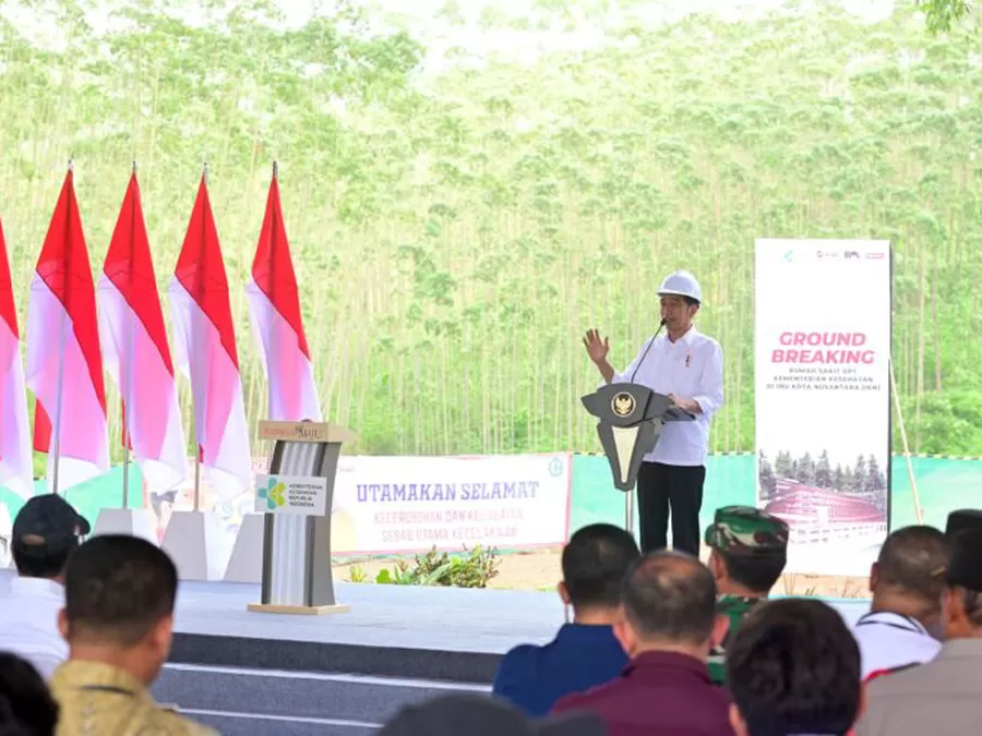 Presiden Jokowi Groundbreaking RSUP Pertama Di IKN