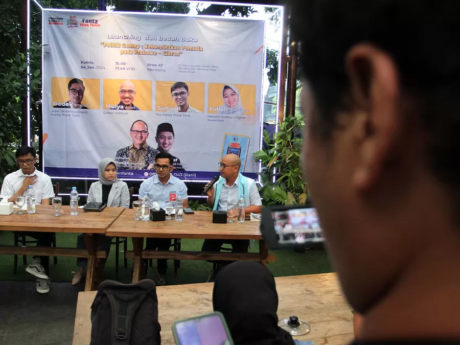 Launching Dan Bedah Buku Politik Gemoy Keberpihakan Pemuda Pada