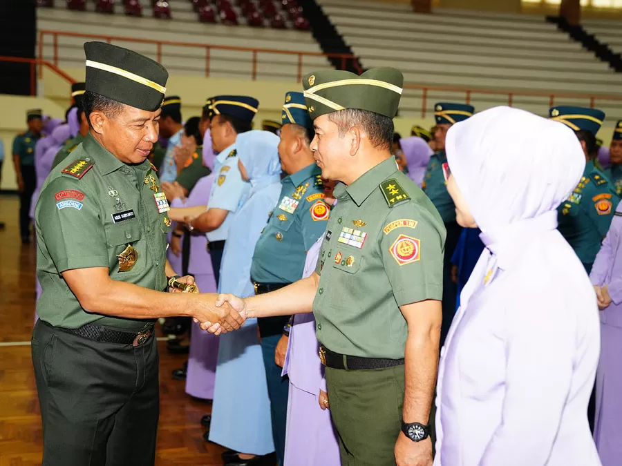 Panglima TNI Terima Laporan Korps Kenaikan Pangkat 66 Perwira Tinggi TNI