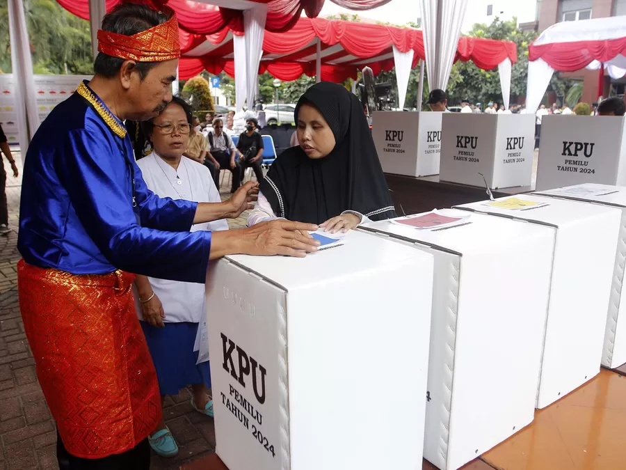 Simulasi Pemungutan Suara Pemilu 2024 Bagi Penyandang Disabilitas