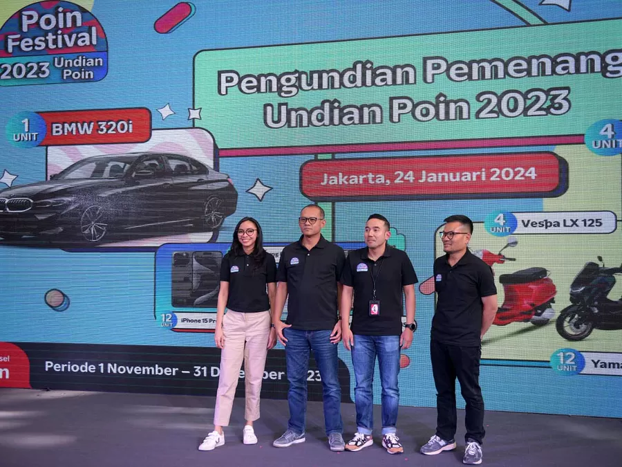 Telkomsel Undi Dan Umumkan Pemenang Program Undian Poin Festival 2023