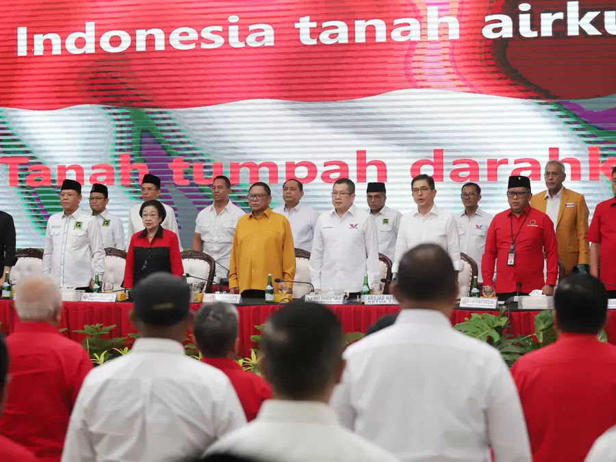 Ketum Pdip Megawati Soekarnoputri Umumkan Cawapres Ganjar Pranowo