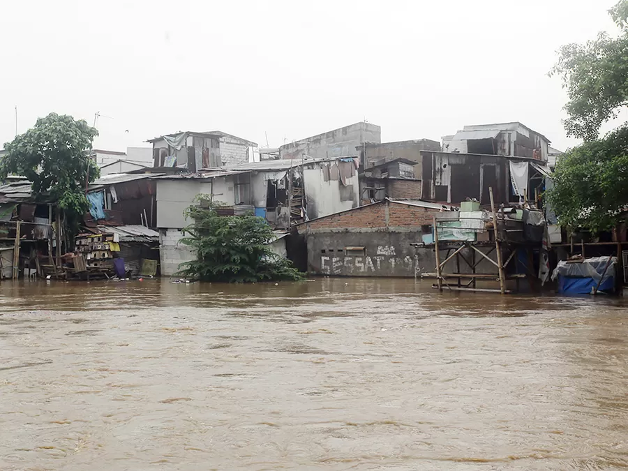 Sungai Ciliwung Meluap, Kebon Pala Terendam Banjir