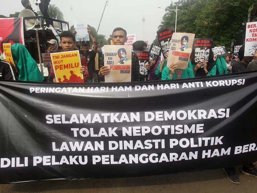 Aksi Peringatan Hari Ham Dan Antikorupsi